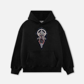 FUSED TAPESTRY PATCH HOODIE-9070 - RDMCLOTHINGART