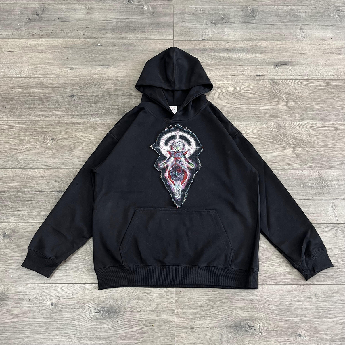 FUSED TAPESTRY PATCH HOODIE-9070 - RDMCLOTHINGART