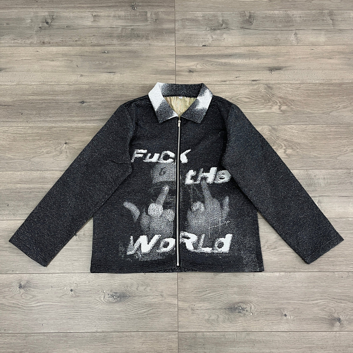 FXXK THE WORLD TAPESTRY JACKET - RDMCLOTHINGART