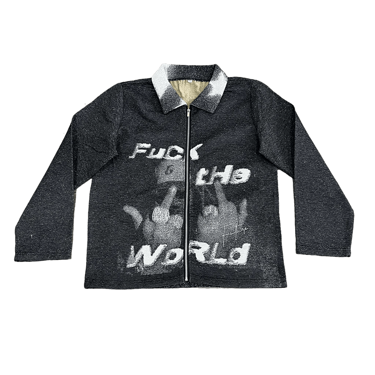 FXXK THE WORLD TAPESTRY JACKET - RDMCLOTHINGART