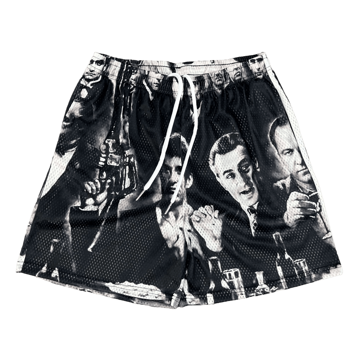 GANGSTERS MESH SHORTS-8681 - RDMCLOTHINGART