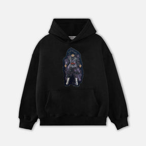 GOKU BLACK TAPESTRY PATCH HOODIE-9084 - RDMCLOTHINGART