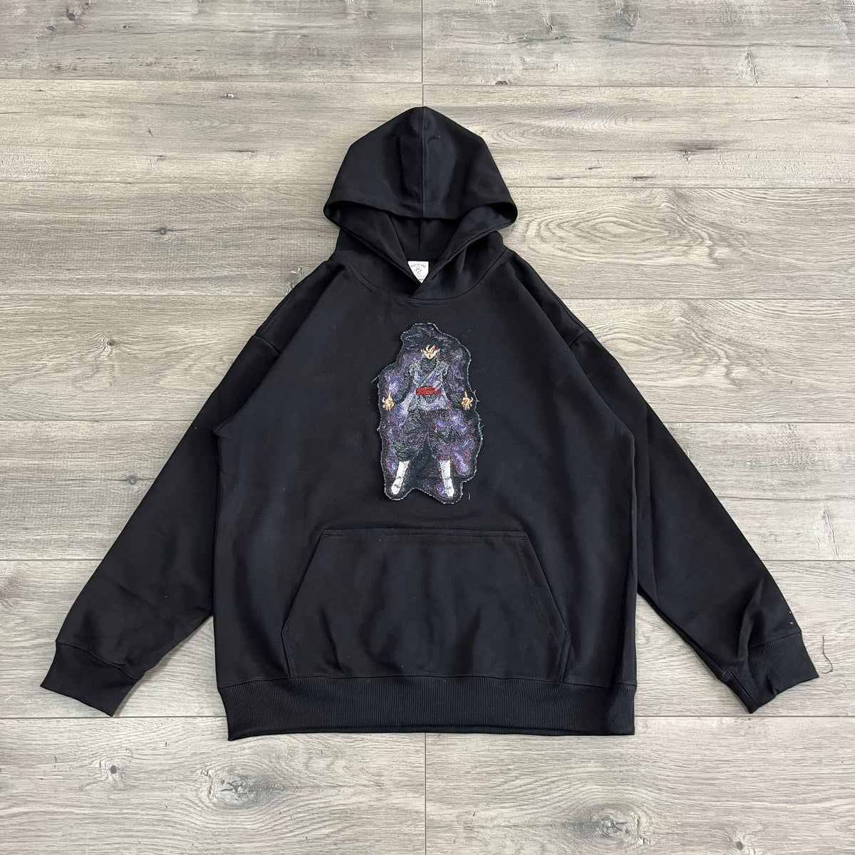 GOKU BLACK TAPESTRY PATCH HOODIE-9084 - RDMCLOTHINGART