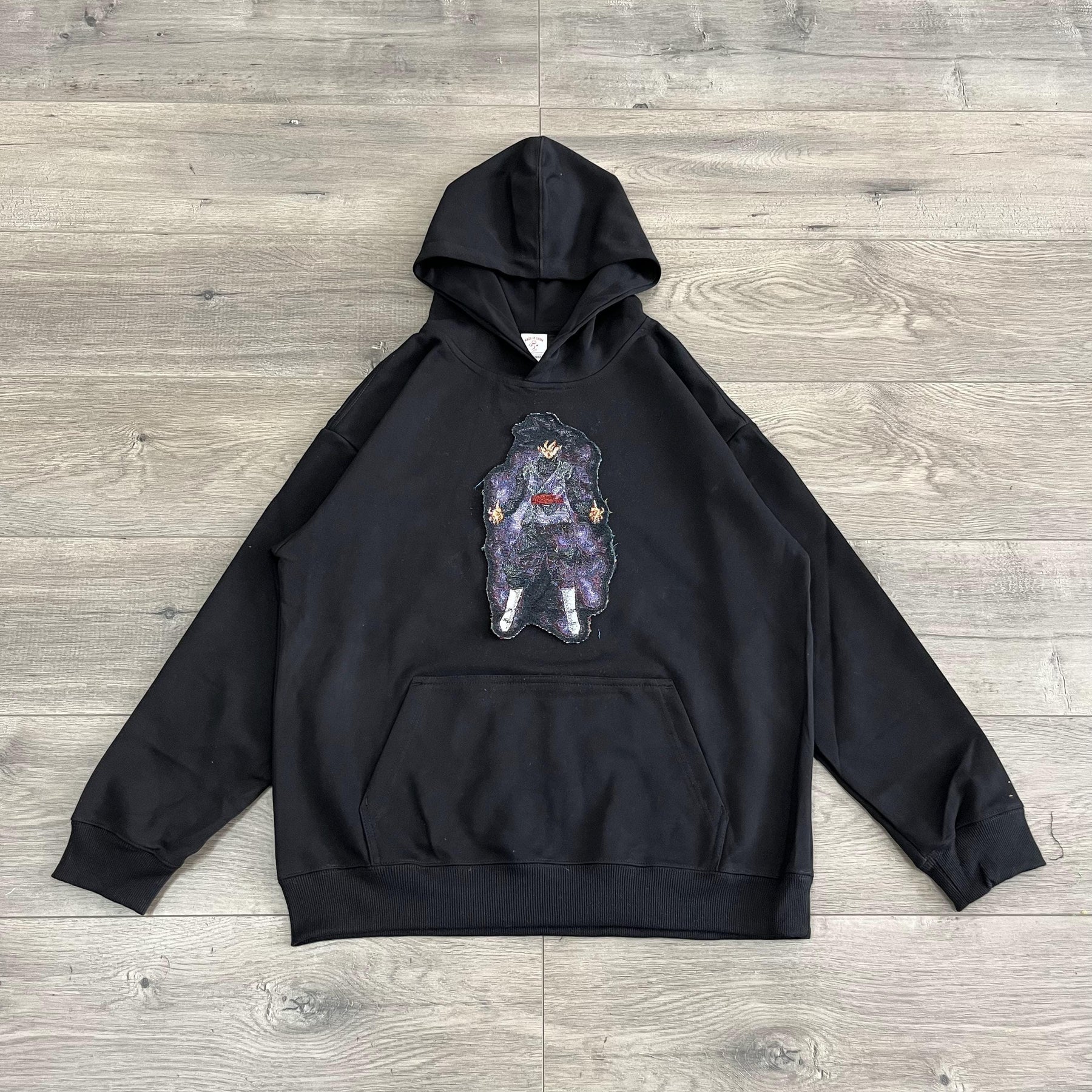 GOKU BLACK TAPESTRY PATCH HOODIE-9084 - RDMCLOTHINGART