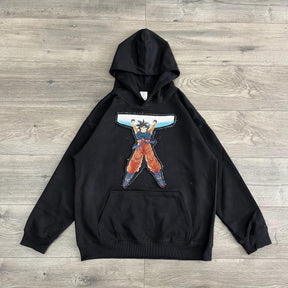 GOKU TAPESTRY PATCH HOODIE-9048 - RDMCLOTHINGART