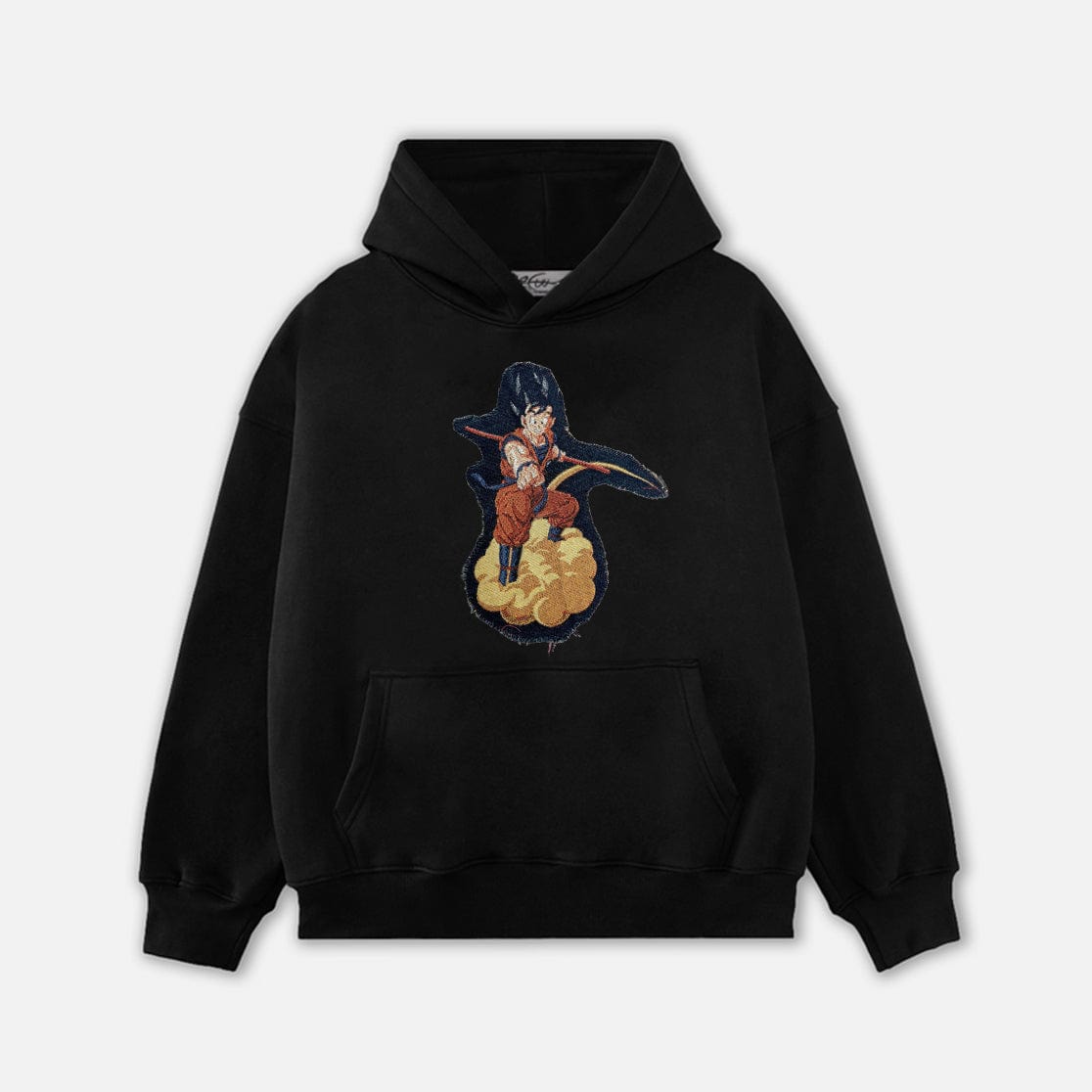 GOKU TAPESTRY PATCH HOODIE-9062 - RDMCLOTHINGART