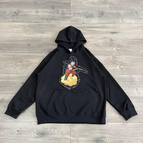 GOKU TAPESTRY PATCH HOODIE-9062 - RDMCLOTHINGART