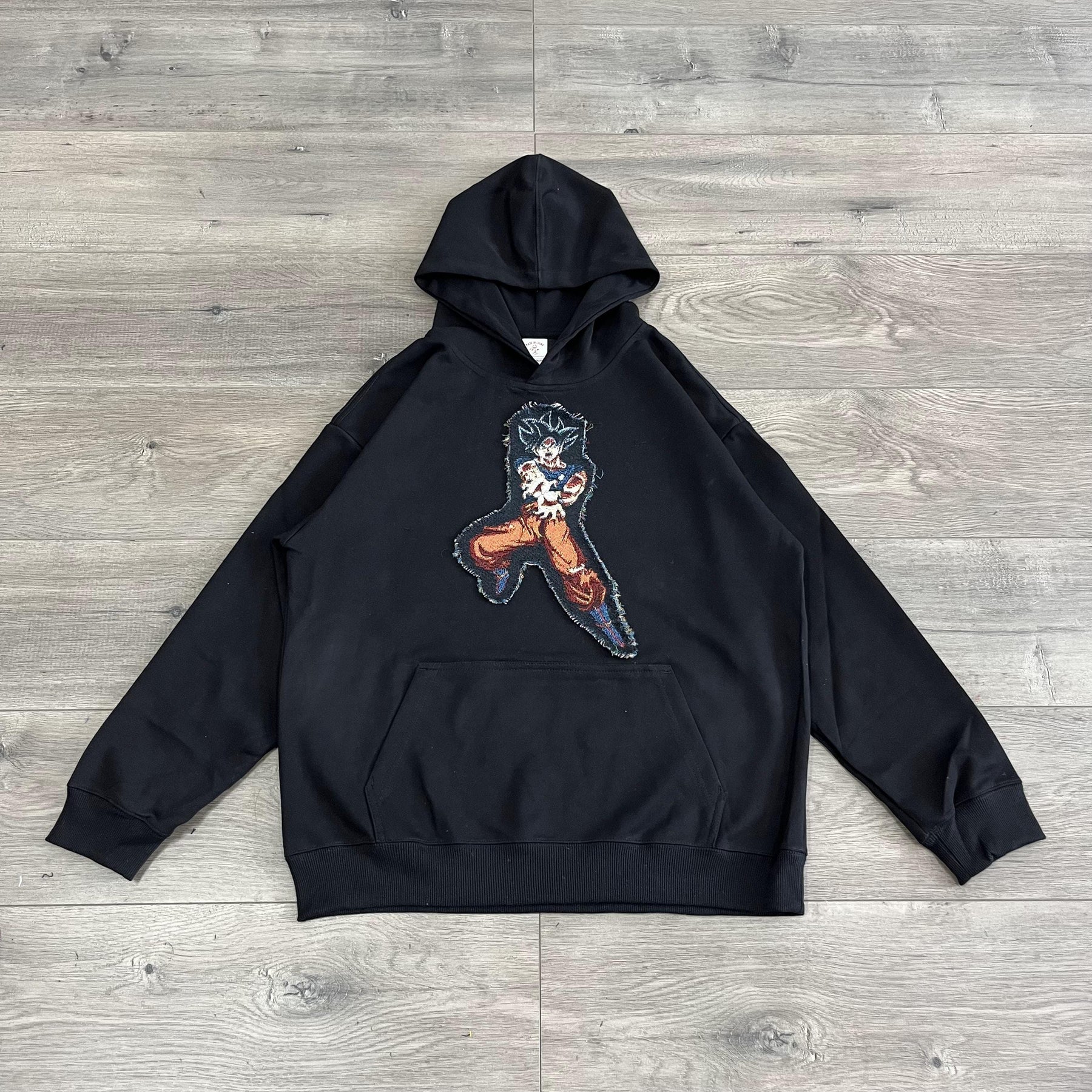 GOKU TAPESTRY PATCH HOODIE-9086 - RDMCLOTHINGART