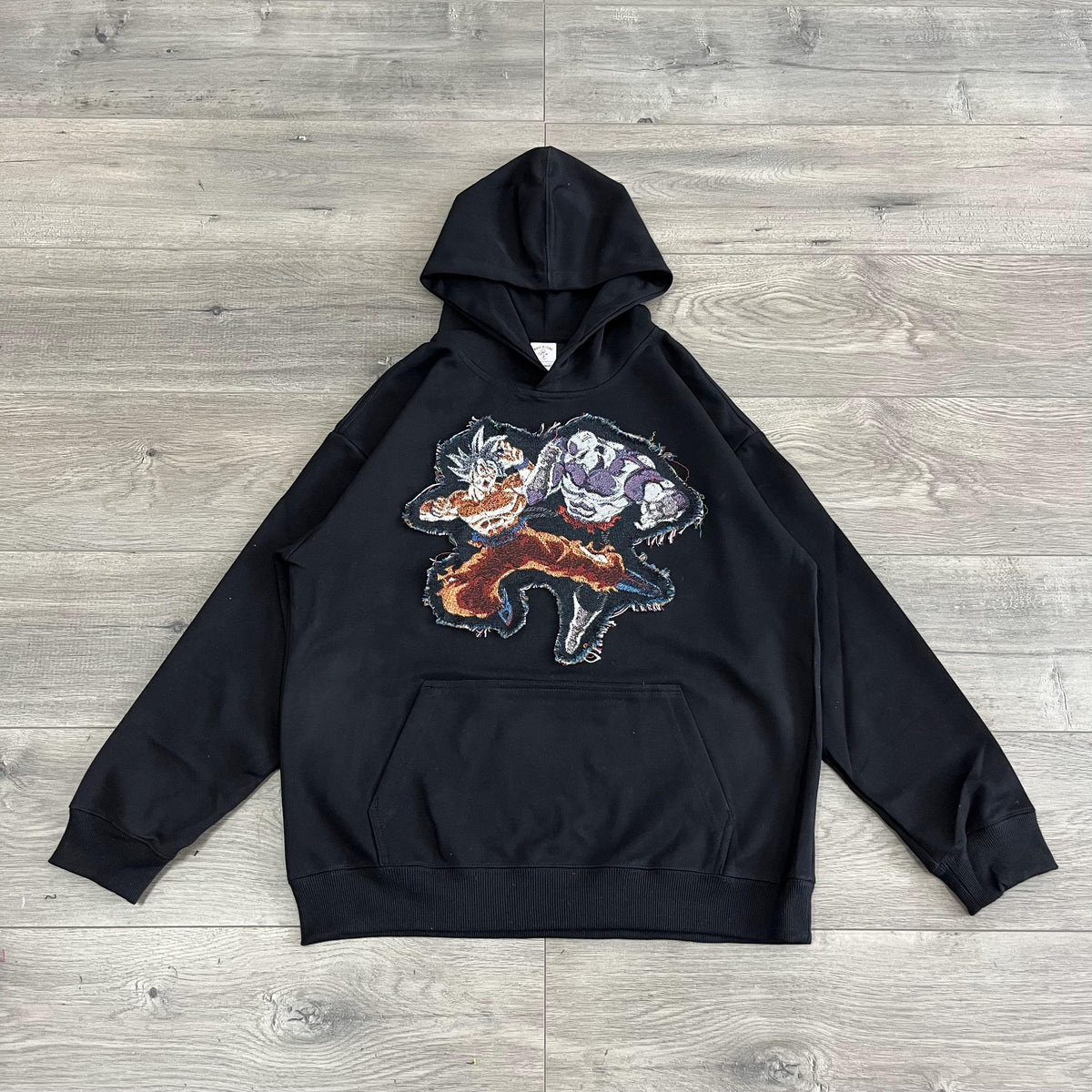 GOKU ULTRA INSTINCT TAPESTRY PATCH HOODIE-9083 - RDMCLOTHINGART