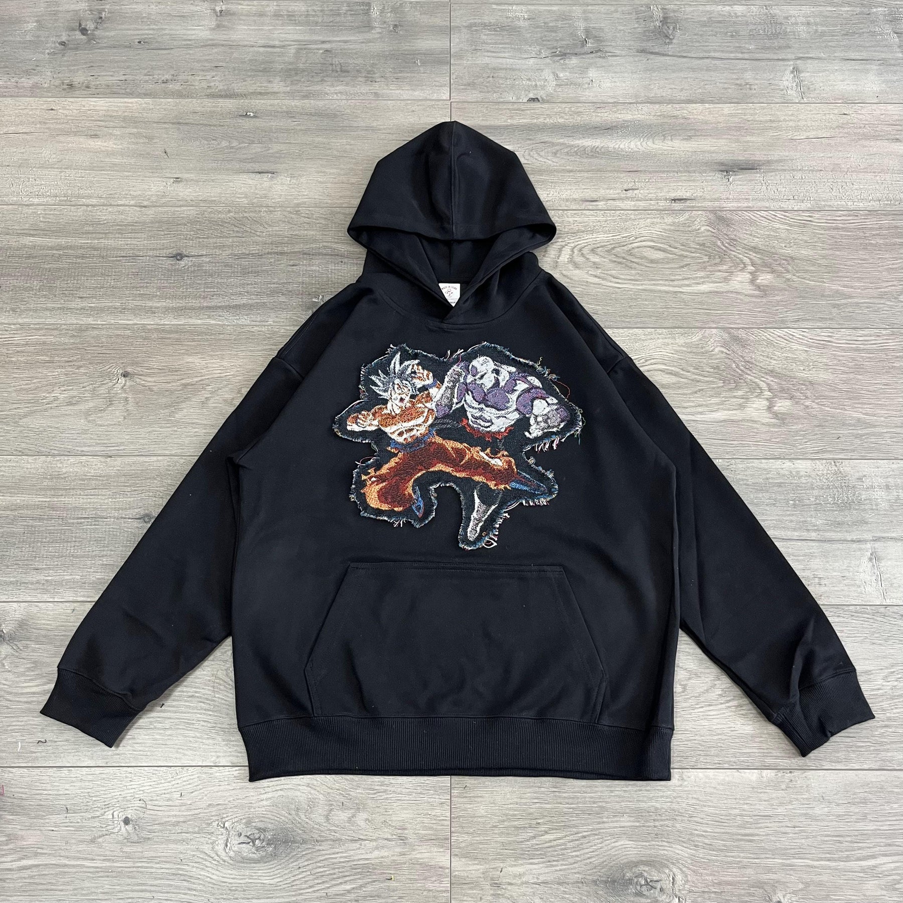 GOKU ULTRA INSTINCT TAPESTRY PATCH HOODIE-9083 - RDMCLOTHINGART