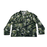 RDMCLOTHINGART tapestry hoodie GREEN SKULL Tapestry JACKET