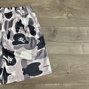 GREY CAMO MESH SHORTS-8700 - RDMCLOTHINGART