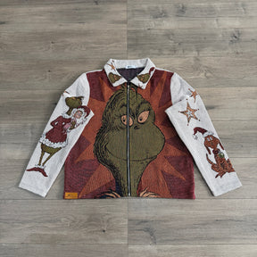RDMCLOTHINGART tapestry hoodie GRINCH TAPESTRY JACKET