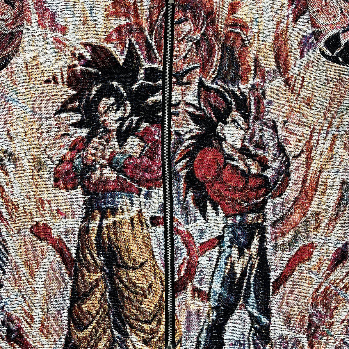 RDMCLOTHINGART tapestry hoodie GT GOKU&VEGETA TAPESTRY TEE