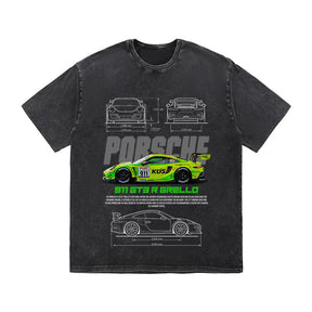 RDMCLOTHINGART tapestry hoodie GT3 R GRELL HEAVY COTTON TEES-9413