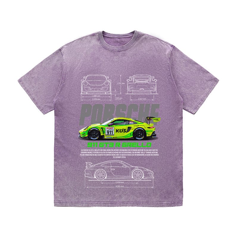 RDMCLOTHINGART tapestry hoodie GT3 R GRELL HEAVY COTTON TEES-9413