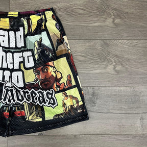 GTA MESH SHORTS-8689 - RDMCLOTHINGART
