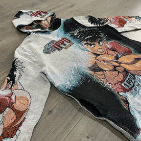 HAJIME NO IPPO V2 TAPESTRY HOODIE - RDMCLOTHINGART