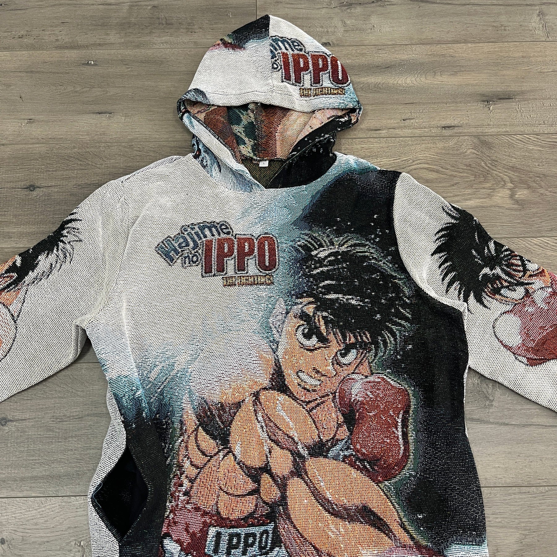 HAJIME NO IPPO V2 TAPESTRY HOODIE - RDMCLOTHINGART