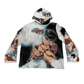 HAJIME NO IPPO V2 TAPESTRY HOODIE - RDMCLOTHINGART
