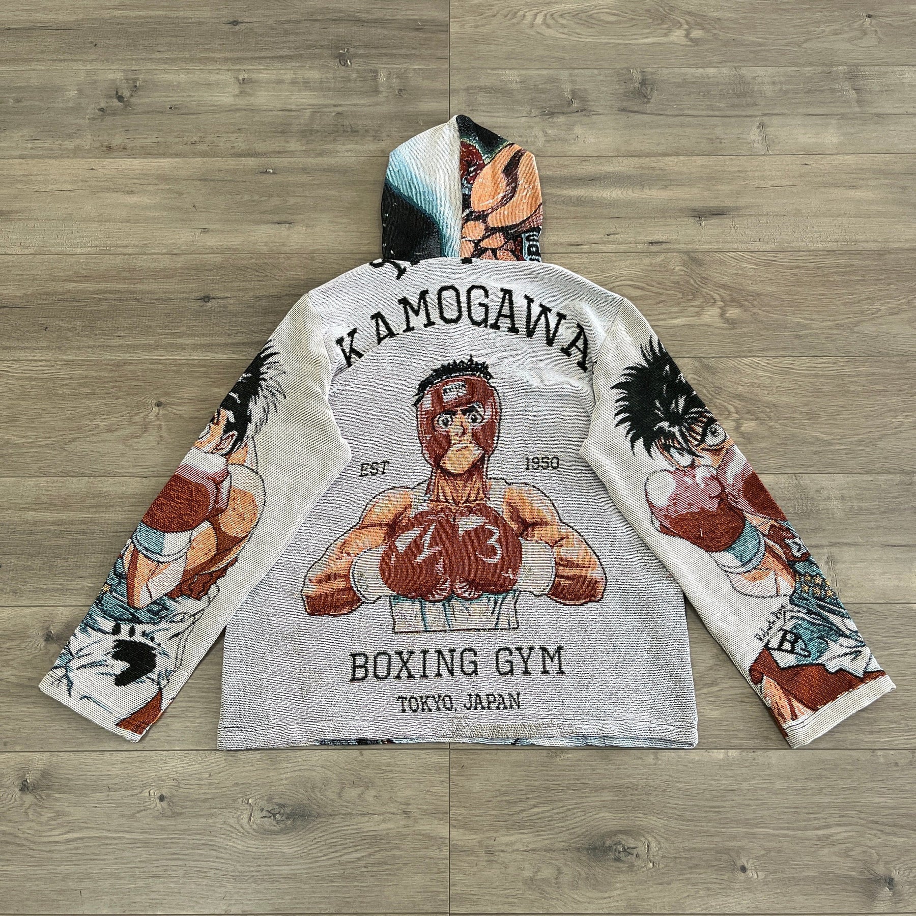 HAJIME NO IPPO V2 TAPESTRY HOODIE - RDMCLOTHINGART