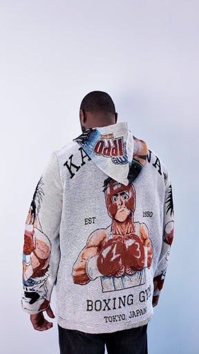 HAJIME NO IPPO V2 TAPESTRY HOODIE - RDMCLOTHINGART