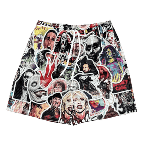 HALLOWEEN MESH SHORTS-8620 - RDMCLOTHINGART