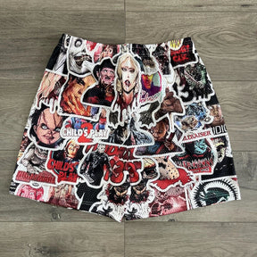 HALLOWEEN MESH SHORTS-8620 - RDMCLOTHINGART