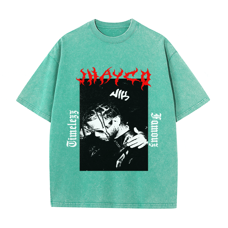 RDMCLOTHINGART tapestry hoodie HAYCO HEAVY WEIGHT COTTON TEE-8878