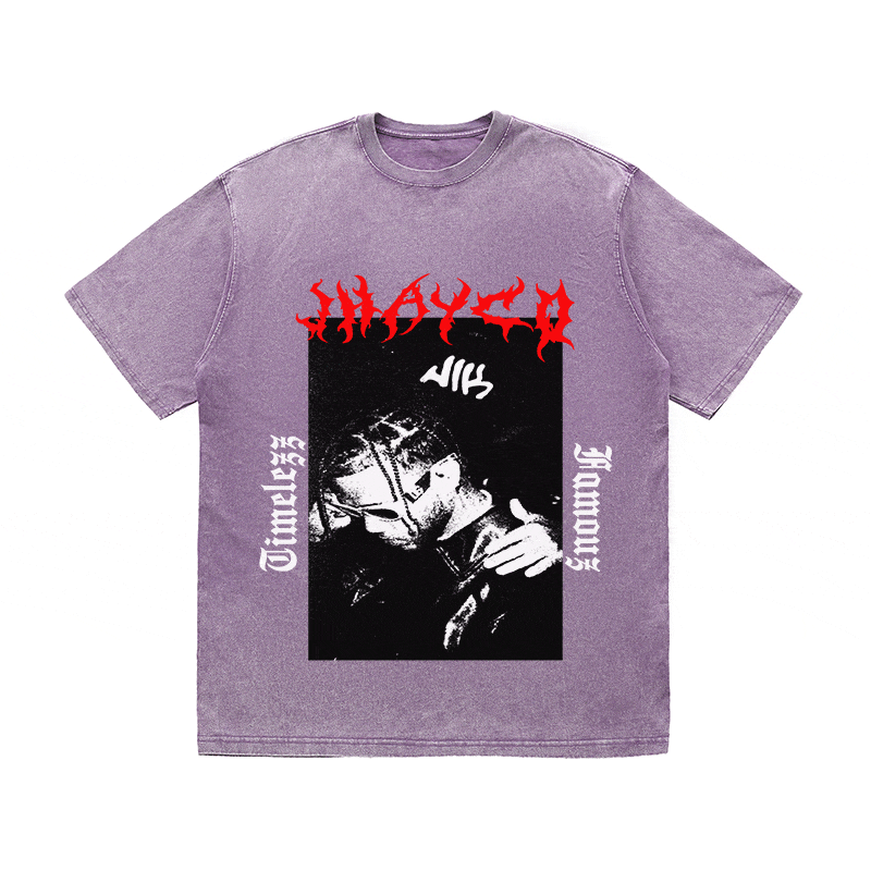 RDMCLOTHINGART tapestry hoodie HAYCO HEAVY WEIGHT COTTON TEE-8878