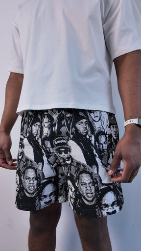 HIP COLLECTION TAPESTRY SHORTS - RDMCLOTHINGART