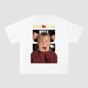 HOME ALONE HEAVY COTTON TEES-8238 - RDMCLOTHINGART