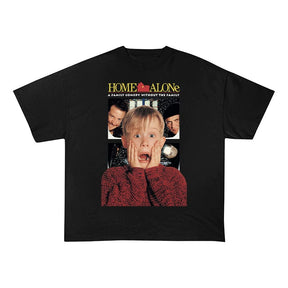 HOME ALONE HEAVY COTTON TEES-8238 - RDMCLOTHINGART