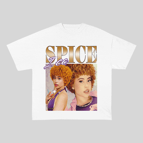 RDMCLOTHINGART tapestry hoodie ICE SPICE HEAVY WEIGHT COTTON TEE-8862