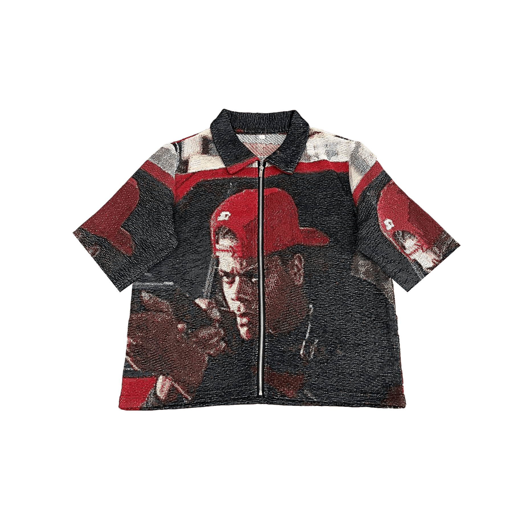 RDMCLOTHINGART tapestry hoodie IS U GON SLIDE TAPESTRY TEE