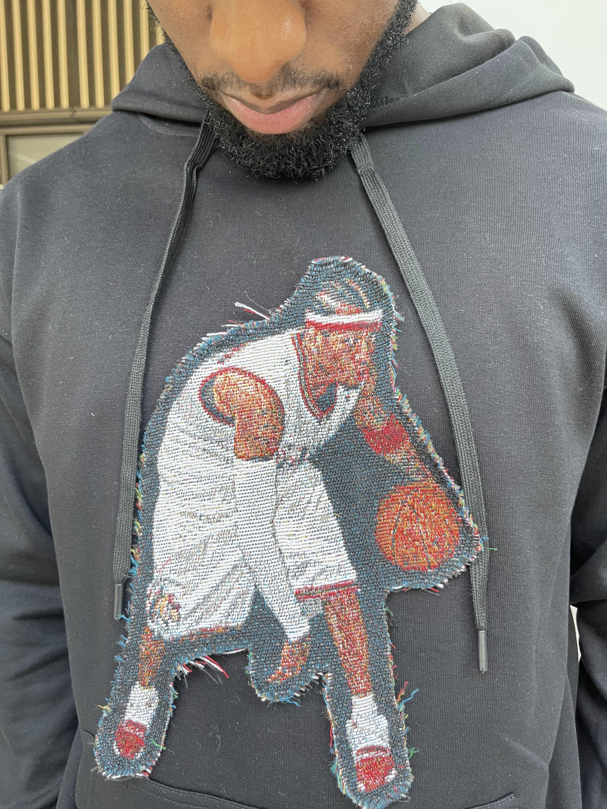 IVERSON TAPESTRY PATCH HOODIE-9031 - RDMCLOTHINGART