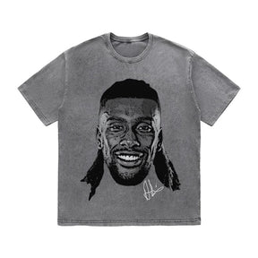 RDMCLOTHINGART tapestry hoodie IWOBI HEAVY COTTON TEES-9578