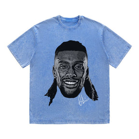 RDMCLOTHINGART tapestry hoodie IWOBI HEAVY COTTON TEES-9578