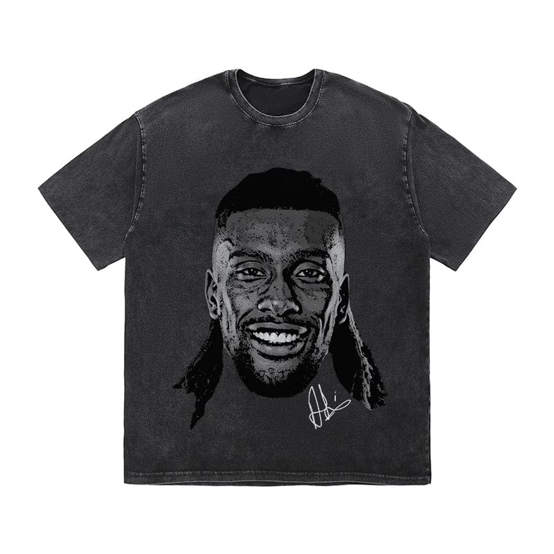 RDMCLOTHINGART tapestry hoodie IWOBI HEAVY COTTON TEES-9578