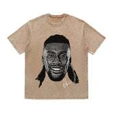 RDMCLOTHINGART tapestry hoodie IWOBI HEAVY COTTON TEES-9578