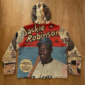 JACKIEROBINSO TAPESTRY HOODIE - RDMCLOTHINGART