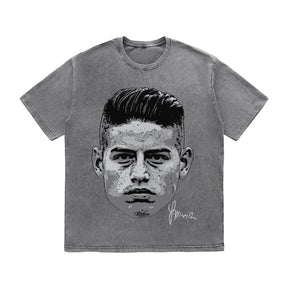 RDMCLOTHINGART tapestry hoodie JAMES HEAVY COTTON TEES-9579