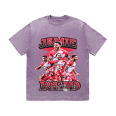 RDMCLOTHINGART tapestry hoodie JAMIE RED HEAVY WEIGHT COTTON TEE-8961