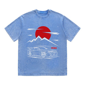 RDMCLOTHINGART tapestry hoodie JDM HEAVY COTTON TEES-9362