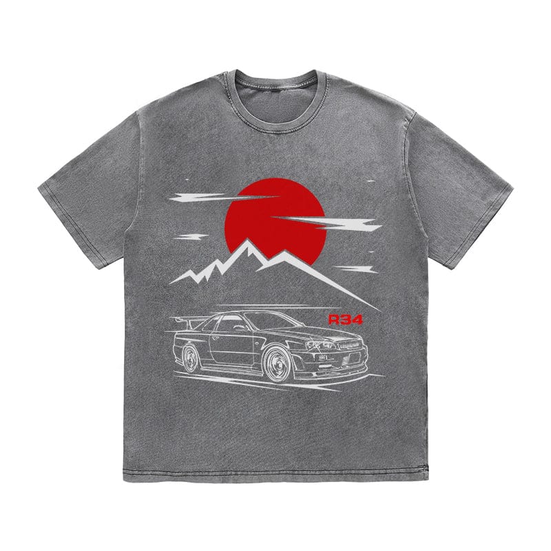 RDMCLOTHINGART tapestry hoodie JDM HEAVY COTTON TEES-9362