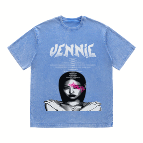 RDMCLOTHINGART tapestry hoodie JENNIE HEAVY WEIGHT COTTON TEE-8906