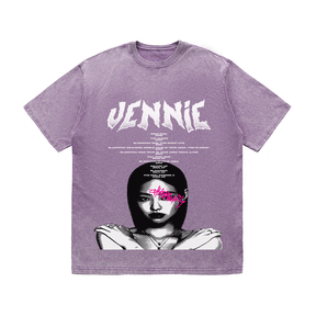 RDMCLOTHINGART tapestry hoodie JENNIE HEAVY WEIGHT COTTON TEE-8906