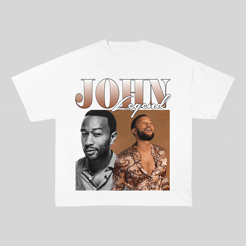 RDMCLOTHINGART tapestry hoodie JOHN LEGEND HEAVY WEIGHT COTTON TEE-8863