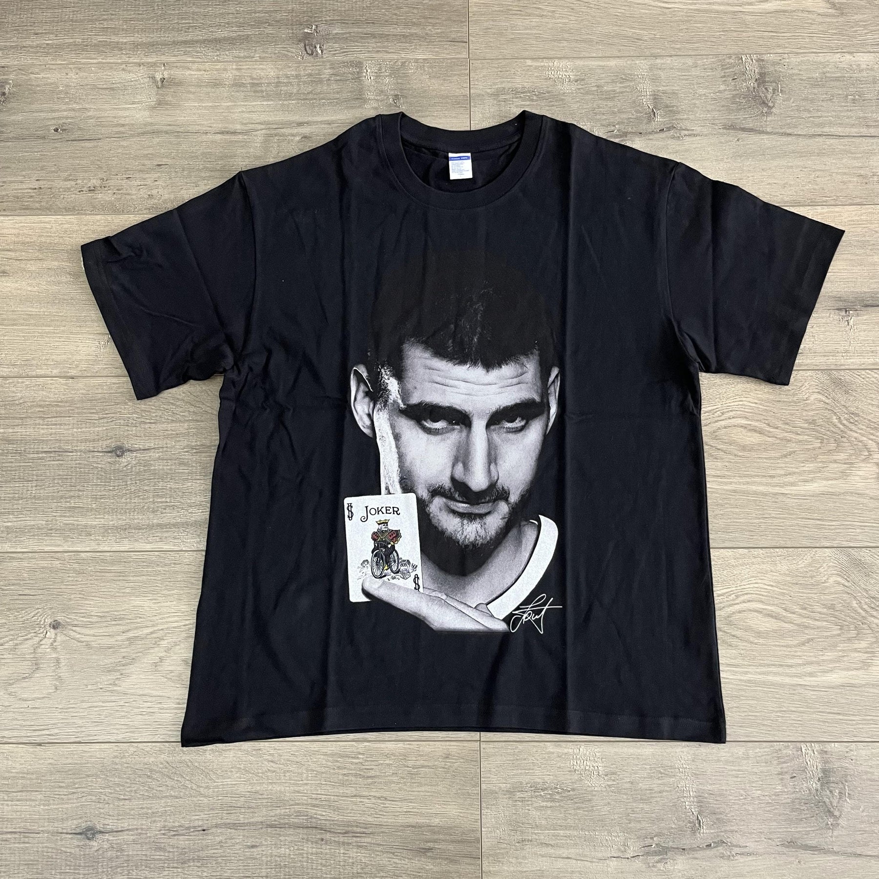 JOKIC HEAVY WEIGHT COTTON TEE-8057 - RDMCLOTHINGART