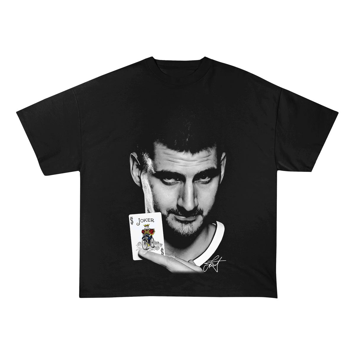 JOKIC HEAVY WEIGHT COTTON TEE-8057 - RDMCLOTHINGART